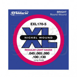 D'addario Exl170-5 Set Xl Long 45-130 5str