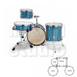 Batteria Acustica Ludwig Lc179x023 Breakbeats Azure