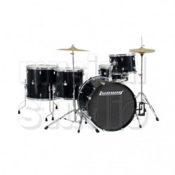 Batteria Acustica Ludwiglc17611 Accent Combo Black Sparkle