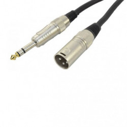 Cavo Xlr Cobra Xlr M- Jack Stereo 3 Metri Cl040-03