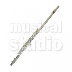 FLAUTO TRAVERSO FLORET 302CM argentato Mi snodato 2 Testate