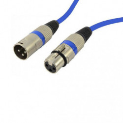Cavo Xlr Cobra Xlr M- Xlr F 6m Blu Cl000-06b