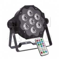 Luci Par Sagitter Slimpar7dl 7x12w Led Rgbwau/fc