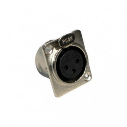 Connettore Da Saldare Pro-show Xlr Da Pannello 3 Poli Femmina 59113