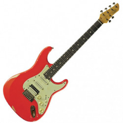Chitarra Elettrica Eko Aire Relic Fiesta Red