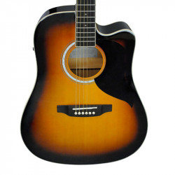 Chitarra Acustica Folk Eko Ranger Cw Eq Brown sbt