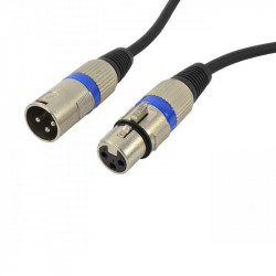 Cavo Xlr Cobra Xlr M- Xlr F 1,5m Cl000-01  Yongsheng By Neutrik