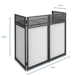 VONYX DB4 Foldable DJ Booth