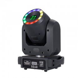 Atomic4DJ Fly100 testa mobile Spot 100W con ring LED