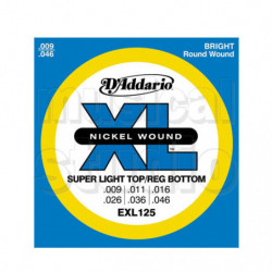 D'addario Exl125 Set Elettrica 009-046